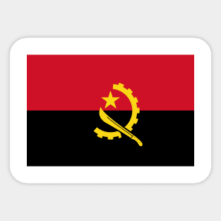 Angola back Sticker